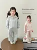 Conjunto de Primavera y Otoño para Niñas 2026 Nuevo Conjunto Deportivo de Otoño Sudadera y Pantalones Deportivos para Niñas Conjunto Casual para Niñas
