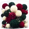 Venta Caliente 38 Piezas Decoración Navideña Bola de Navidad con Terciopelo Flock Set de Caja de Regalo Árbol de Navidad