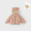 Ropa de Algodón para Bebé, Estilos de Otoño e Invierno para Niños y Niñas, Sudaderas Gruesas con Capucha, Chaquetas de Algodón Cálidas para Exteriores para Niños, Ropa de Invierno para Bebé