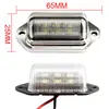 Comercio exterior luz de matrícula para camión 6LED coche camión autobús remolque luz trasera luz lateral 12-24V