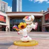 2026 Ano do Cavalo Escultura de Fibra de Vidro Dia de Ano Novo Desenho Animado Mascote de Propriedade Intelectual Corporativa Rua Comercial Área Cênica Exibição de Animais