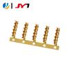 Clip de Alambre con Dientes de Latón Recubierto de Polímero, Terminal de Cobre para Cable Eléctrico de 0.1-6 mm Cuadrados, Terminal de Diente de Tiburón de Molde Horizontal de 2.5-10 mm de Longitud
