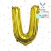 Globos de Papel de Aluminio Delgados con Letras del Alfabeto Inglés A-Z Versión Americana de 16 Pulgadas (40 cm) Decoración para Fiesta de Cumpleaños