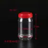 Procesamiento de envases personalizados transparentes de sólido-líquido para cintura latas de alimentos botella de plástico PET de boca ancha con asa tapa botella sellada
