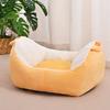 Cama Caliente de Invierno para Gatos y Perros Engrosada Universal Teddy Bichon Ragdoll Gato y Perro Azul Tamaño Completo A prueba de Frío Cojín Moderno