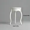 1:12 Mesas Auxiliares Triangulares Mini Esquina Lado Accesorios para Casa de Muñecas Modelo de Hogar Comida en Miniatura y Accesorios de Juego