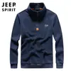Suéter com Zíper Masculino Novo Estilo, Tricô Outono e Inverno, Caimento Solto, Forrado com Fleece, Quente, Moderno, Moletom Casual de Fleece