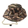 Gorro Camuflado Chapéu de Malha para Exterior Aba Larga Quebra-Sol Chapéu de Pescador Americano Casual Respirável Chapéu de Sol Chapéu de Pesca Chapéu Balde Selva