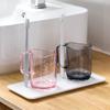 Vaso para Cepillarse los Dientes y Enjuagarse, Vaso de Plástico Transparente para el Hogar, Drenaje Simple y Rápido, Vaso para Cepillo de Dientes Infantil, Ligero y Fácil de Usar