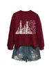 De todos os caminhos você Amazon Wish comércio exterior transfronteiriço moda e único moletom feminino outono e inverno