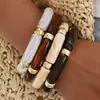 Pulsera de Borde Ancho con Superficie de Espejo de Venta Caliente Transfronteriza Europea y Americana, Pulsera Brillante Exagerada Personalizada, Pulsera de Resina Acrílica