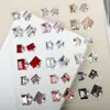 Productos Terminados de Azúcar para Uñas, Decoraciones de Pedrería Apiladas, Cristales Rectangulares K9 de Alta Calidad Súper Brillantes para Uñas, Moño