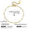 Wanxing Conjunto de Joyería para Mujer Cadena y Pulsera de Acero Inoxidable Chapado en Oro de 18K Estilo Simple Multiestilo Europeo y Americano Venta al por mayor Transfronteriza