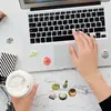 Paquete de Pegatinas Estilo Ins Serie de Donas Decorativas para Funda de Teléfono Móvil Taza de Agua Lindas Personalizadas Dibujos Animados Pegatinas Creativas para Cuaderno