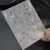 Yitu Película de Luz de Estrellas de Hormiga Araña Pegatina para Uñas Cartoon Oscuro Dulce Genial Popular Celebridad de Internet Pegatina Decorativa Yt5355