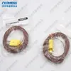 Cabo de Extensão para Termopar Omega Recj4-12 Gecj25-1 Teck25-9 com Conector