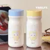 Taza Portátil para Niños y Niñas con Buen Aspecto, Taza de Agua de Acero Inoxidable de Gran Capacidad 2025 Linda Nueva Taza Térmica