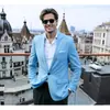 Comercio Exterior Transfronterizo Venta al por Mayor de Trajes para Hombre, Trajes de Solapa Sencilla de Negocios Casual de Moda para Hombre, Blazers Europeos y Americanos de Corte Ajustado