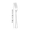 Vajilla de Acero Inoxidable 1010 Suministros para Hotel Tenedor Cuchara Cuchara Larga para Hielo Cuchillo para Cena Estilo Occidental Cuchillo para Carne Estilo Occidental