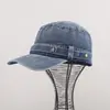 Gorra de béisbol de mezclilla lavada personalizada estilo retro japonés de alta calidad para mujer, de cuatro estaciones, que hace que la cara se vea más pequeña