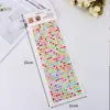 Adesivos DIY de Céu Estrelado Coloridos Grandes Transfronteiriços, Adesivos de Pedras Preciosas, Adesivos de Recompensa de Coração, Adesivos de Diamante para Rosto de Cristal