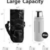 Funda para Botella de Agua de Montañismo de Viaje, Funda para Taza Aislada con Papel de Aluminio, Se Puede Llevar Cruzada, Bolsa de Almacenamiento para Botella de Agua, Funda Térmica y de Enfriamiento para Botella de Agua
