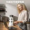 Regleta vertical multifuncional de uso doméstico estándar alemán con cable retráctil, cargador de 65W, regleta tipo torre con USB y protección contra sobretensiones