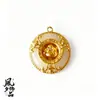Colar banhado a ouro vietnamita com pingente de Buda, um design natural popular, pingente genuíno e personalizado para mulheres