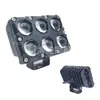 Nuevos faros LED para motocicleta y coche eléctrico, 6, 8 o 10 LED, dos colores, doble fila, foco, luces de modificación externa
