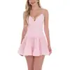 Amazon Europeo y Americano Transfronterizo 2026 Primavera/Verano Nuevo Vestido Corto Sexy para Mujer con Escote en V al por Mayor