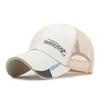 Verão em estoque volume de corrida impressão CAP87 boné de rede chapéu de sol masculino protetor solar casual boné de beisebol com aba fabricantes