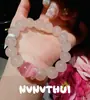 Joyas: Pulsera Arcoíris Dopamina de Ojo de Tigre de Litio con Polvo de Cristal Natural de Piedras Múltiples, Nueva Pulsera de Cristal de Aguamarina Estilo Chino