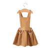 Vestido de niña de primavera y otoño, estilo universitario, bonito vestido de algodón con cuello de muñeca y manga larga con estampado floral, venta al por mayor