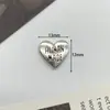 Accesorios de amor de letras simples y lisos, joyería personalizada con baño en inglés, accesorios para el cabello Joker, pinza de sujeción, material para funda de teléfono