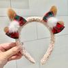 2025 Novo Tiara de Natal Acessórios de Cabelo Super Fada Chifre Laço Tiara Decoração de Natal Infantil Acessórios