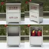 Caja Especial para Extintor de Incendios de Acero Inoxidable 201 Anticorrosión y Antióxido Seguridad Contra Incendios en Centros Comerciales Caja para Extintor de Incendios Extintor de Incendios de Acero Inoxidable