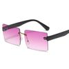2021 nueva moda de alta gama gafas de sol de uñas de arroz para mujer tendencia clásica gafas de sol para hombre caja gafas de mar