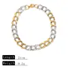 Joyería Transfronteriza Joyería de Mano Lujo Ligero Gama Alta Nicho Mujeres y Hombres Verano Pulsera que No se Desvanece Acero de Titanio Oro Plata Al por Mayor