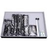 Artículos de tocador desechables de hotel estrella Elegante B&B Set de cepillo de dientes y pasta dental Cepillo de dientes de cerdas suaves de carbón de bambú