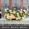 Mesa de Comedor para Restaurante Nuevo Arreglo Floral Flor Cumpleaños Banquete Decoración Flor Artificial Adorno de Escritorio Decoración de Sala de Conferencias Comerciante