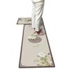 Felpudo de diatomeas de estilo chino, absorbente, antideslizante, para cocina, tamaño recortable