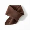 Bufanda de punto 100% lana pura para mujer, calentador de cuello cálido perforado de punto cruz para otoño e invierno, protector de cuello moderno y versátil
