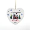 Colgante Cerámico Navideño 2024 Transfronterizo Amazon Colgante Redondo para Colgar Adornos para Árbol de Navidad DIY Accesorios