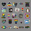 50 Pegatinas de Graffiti de Colores Arcoíris Personalizadas para Bricolaje Equipaje Laptop Guitarra Pegatinas de AliExpress
