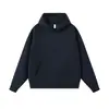 Sudadera jacket raglán con capucha unisex para otoño e invierno, corte holgado, color liso, estilo workwear con impresión de logo personalizado