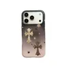 Diseño de Cruz con Degradado Negro Adecuado para iPhone 17 Pro Max, Elegante Funda para Teléfono 16 Anti-Caídas 15/16 Pro 15