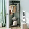 Cabideiro de Canto, Estante de Armazenamento de Chão para Quarto ao Lado da Cama, Cabideiro de Canto, Cabide de Armazenamento, Tipo de Chão Sem Furos