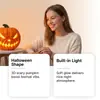 Linterna de calabaza brillante, apariencia divertida y realista, adecuada para fiestas de Halloween y varios escenarios como accesorios decorativos
