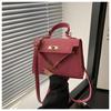 Nova Bolsa Mori 2024 Moda Feminina Texturizada Portátil Bolsa Kelly Bolsa de Ombro Transversal Bolsa de Trabalho Popular Deste Ano
