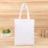 Bolsa de lona para pintar con logo a color, bolsa de hombro para compras, bolsa de algodón para publicidad y entrenamiento